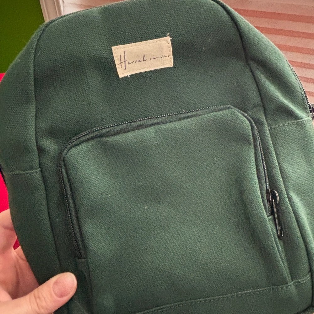 Cute Mini Canvas Backpack - Picture 5 of 6